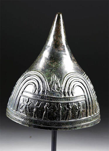 An Urartu bronze helmet tested by Artemis Labs.