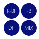 R-BF T-BF DF MIX