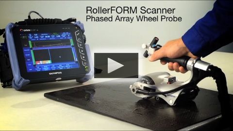 RollerFORM Phased Array Wheel Probe