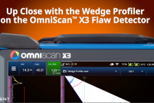 Up Close with the Wedge Profiler on the OmniScan™ X3 Flaw Detector
