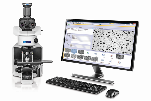 Software pro průmyslovou mikroskopii pro pokročilé zobrazování a analýzu