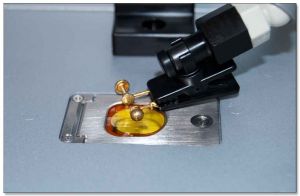 porta-amostras goldxpert xrf analyser metais preciosos